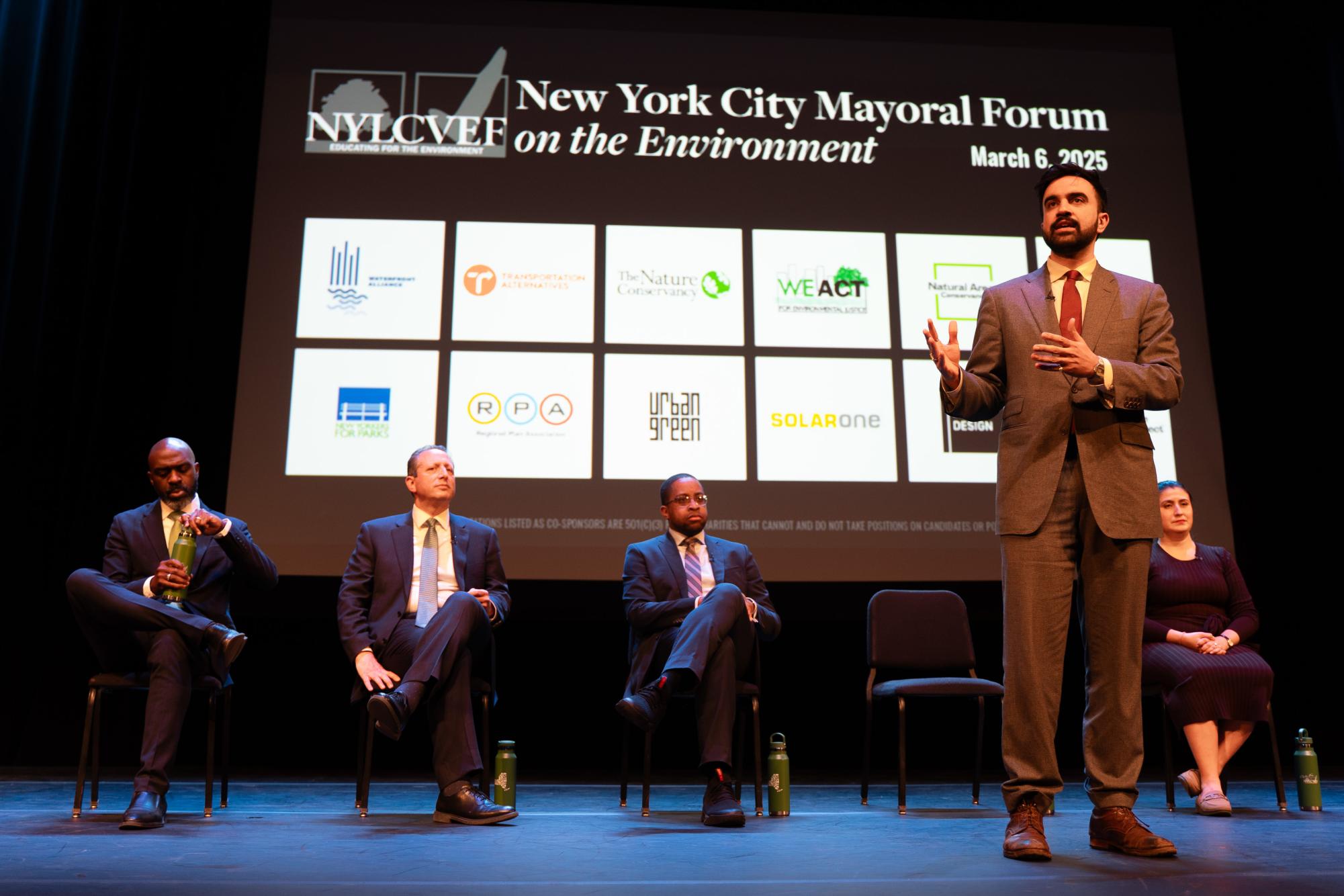 Anti-Trump agitator crashes climate town hall